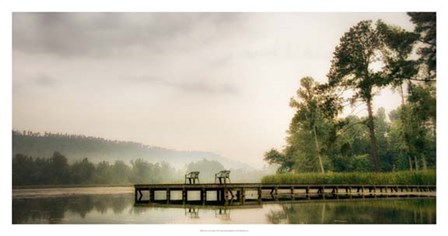 Two Green Chairs by Danny Head art print