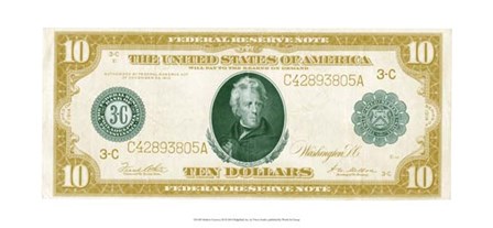 Modern Currency III by Vision Studio art print