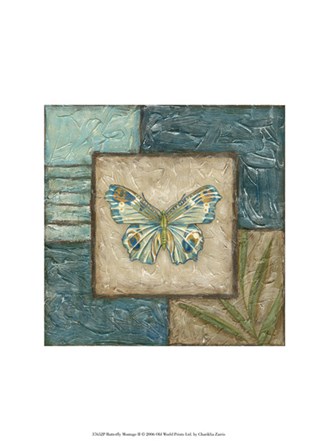 Butterfly Montage II by Chariklia Zarris art print