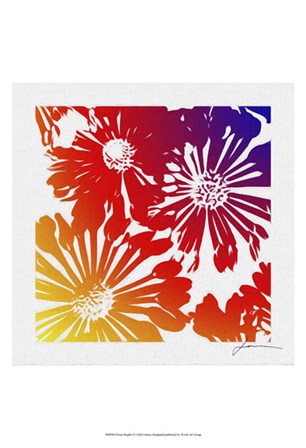 Floral Brights II by James Burghardt art print