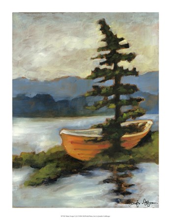 Maine Escape I by Jennifer Goldberger art print