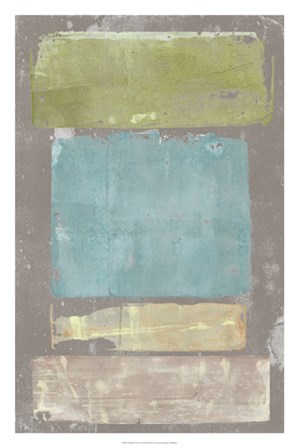 Panelled Colors I by Jennifer Goldberger art print