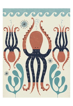 Octopus Garden by Tracy Walker art print