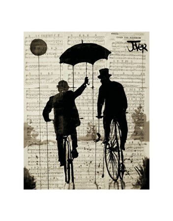 The Umbrella by Loui Jover art print