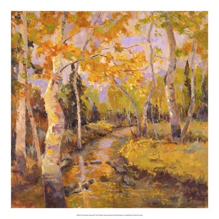 Four Seasons Aspens III by Nanette Oleson art print