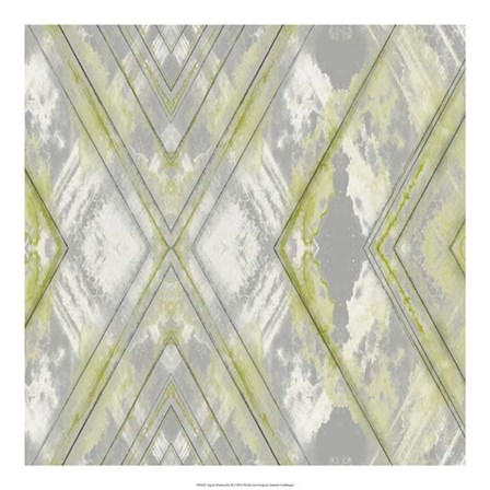 Argyle Watercolor III by Jennifer Goldberger art print