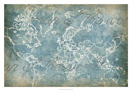 Moon Map by Jennifer Goldberger art print