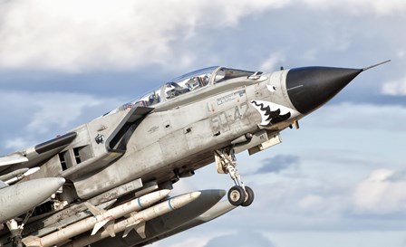 Italian Air Force Panavia Tornado ECR taking off by Giovanni Colla/Stocktrek Images art print