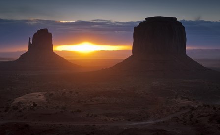 Mitten Formations in Monument Valley, Utah by John Davis/Stocktrek Images art print