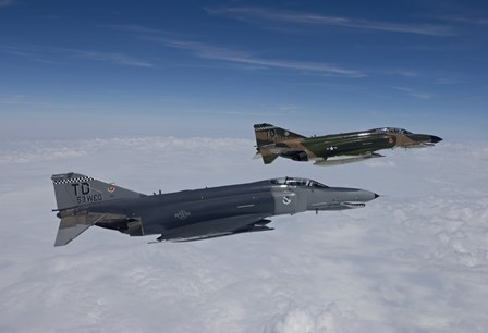 Two QF-4E&#39;s Fly over the Gulf of Mexico by HIGH-G Productions/Stocktrek Images art print