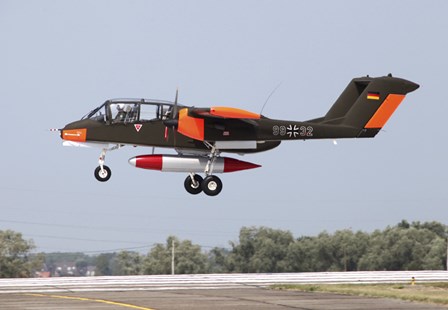 A Rare OV-10 Bronco in German Air Force Markings by Timm Ziegenthaler/Stocktrek Images art print