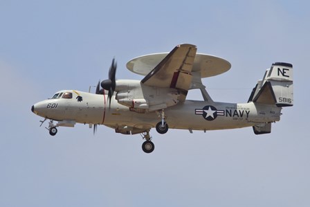 An E-2D Advanced Hawkeye of the US Navy by Timm Ziegenthaler/Stocktrek Images art print