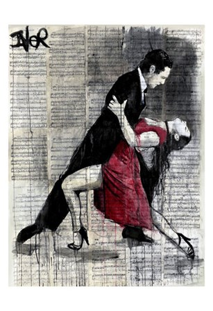 Midnight Tango by Loui Jover art print