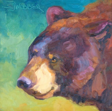 Charlie Bear by Sarah Webber art print