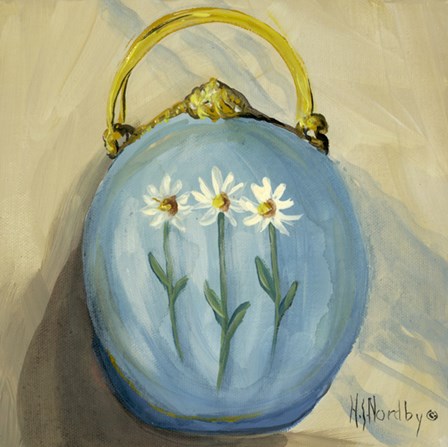 Purse Blue by Harriet Nordby art print