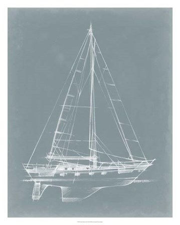 Yacht Sketches II by Ethan Harper art print