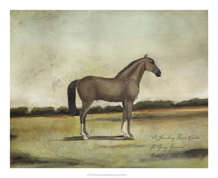 A Strawberry Roan Hunter by Naomi McCavitt art print