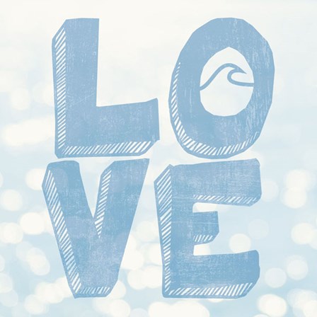 Beach Love by Sparx Studio art print