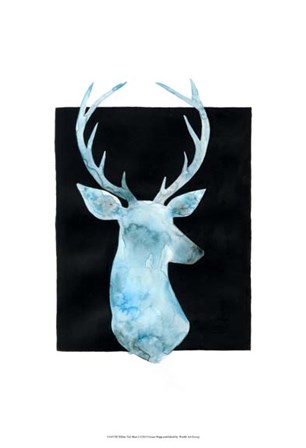 White Tail Bust I by Grace Popp art print