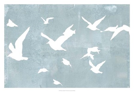 Silhouettes in Flight I by Jennifer Goldberger art print