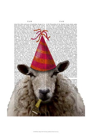 Party Sheep by Fab Funky art print