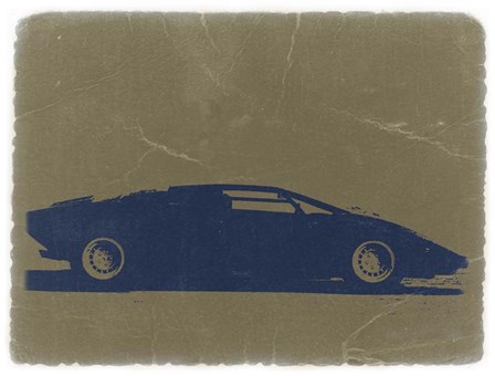 Lamborghini Countach by Naxart art print