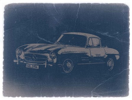 Mercedes Benz 300 Sl by Naxart art print