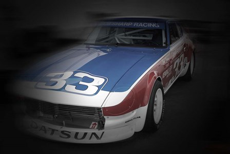 Nissan Dutsun Racing Colors by Naxart art print