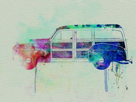 Ford Woody by Naxart art print