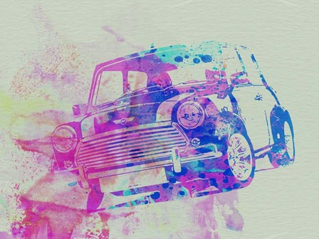 Mini Cooper by Naxart art print