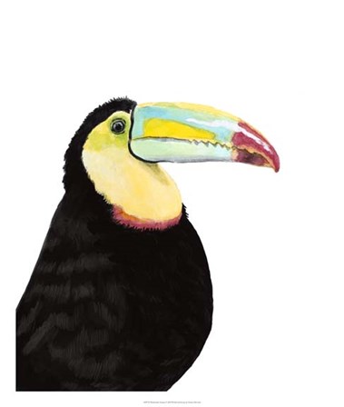 Watercolor Toucan by Naomi McCavitt art print