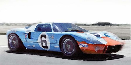 Ford GT 40 Gulf by Naxart art print