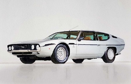 Lamborghini Espada by Naxart art print