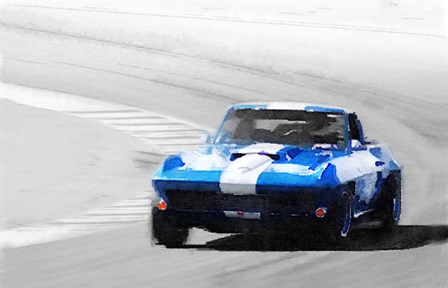 Corvette Stingray Laguna Seca by Naxart art print