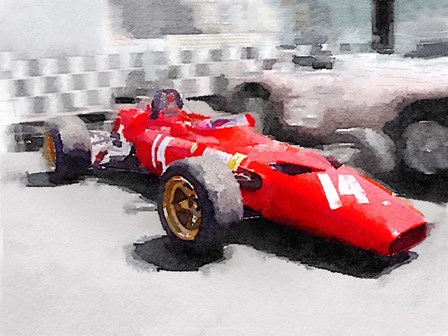 Ferrari 312 Laguna Seca by Naxart art print