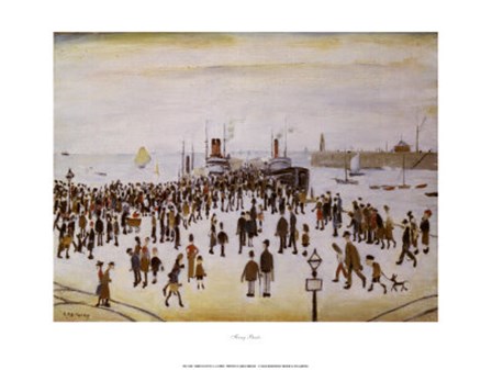 Ferry Boats by Lawrence Stephen Lowry art print