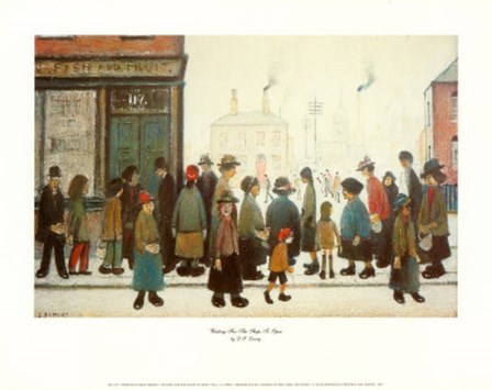 Coming Home from the Mill by Lawrence Stephen Lowry art print