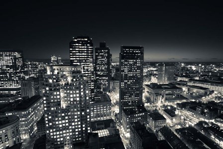 Custom House Tower, McKinley Square, Boston, Massachusetts by Panoramic Images art print