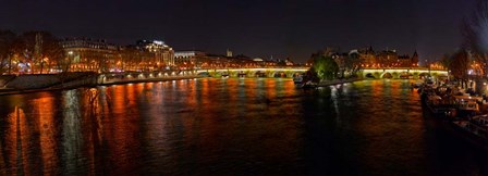 River Seine from Pont des Arts, Paris, Ile-De-France, France by Panoramic Images art print