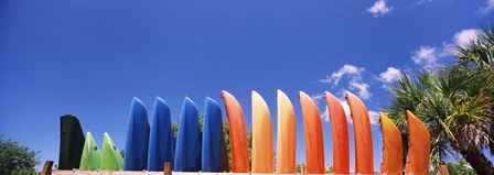 Kayaks off the Gulf of Mexico, Florida by Panoramic Images art print