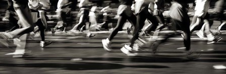 NYC Marathon by Panoramic Images art print