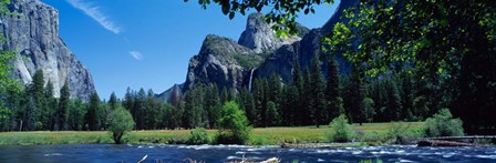 Bridalveil Falls, CA by Panoramic Images art print