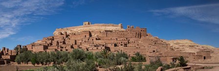 Ksar Ait Benhaddou along the Ounila River, Souss-Massa-Draa, Morocco by Panoramic Images art print