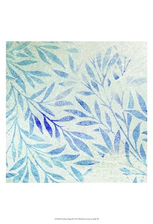 Cerulean Foliage II by Studio W art print