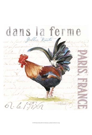 Dans la Ferme III by Redstreake art print