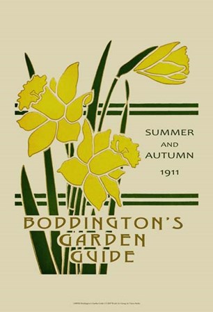 Boddington&#39;s Garden Guide I by Vision Studio art print