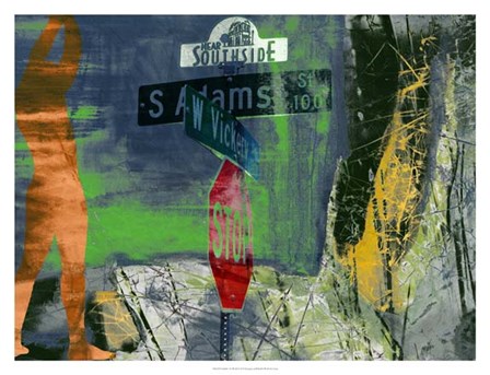 Southside - Ft. Worth by Sisa Jasper art print