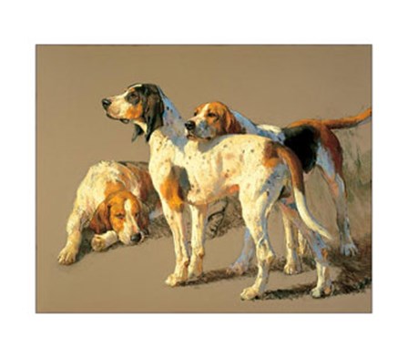 Hounds Study (LE) by Andre Pater art print