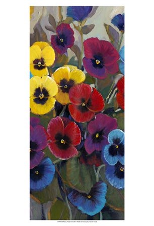 Pansy Panel II by Timothy O&#39;Toole art print