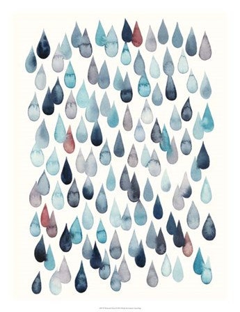 Watercolor Drops II by Grace Popp art print